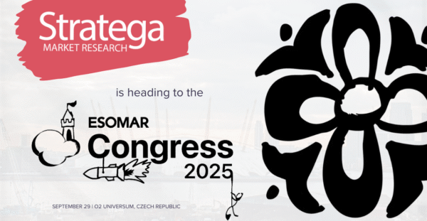 Stratega Market Research announcement - ESOMAR Congress 2025 Prague