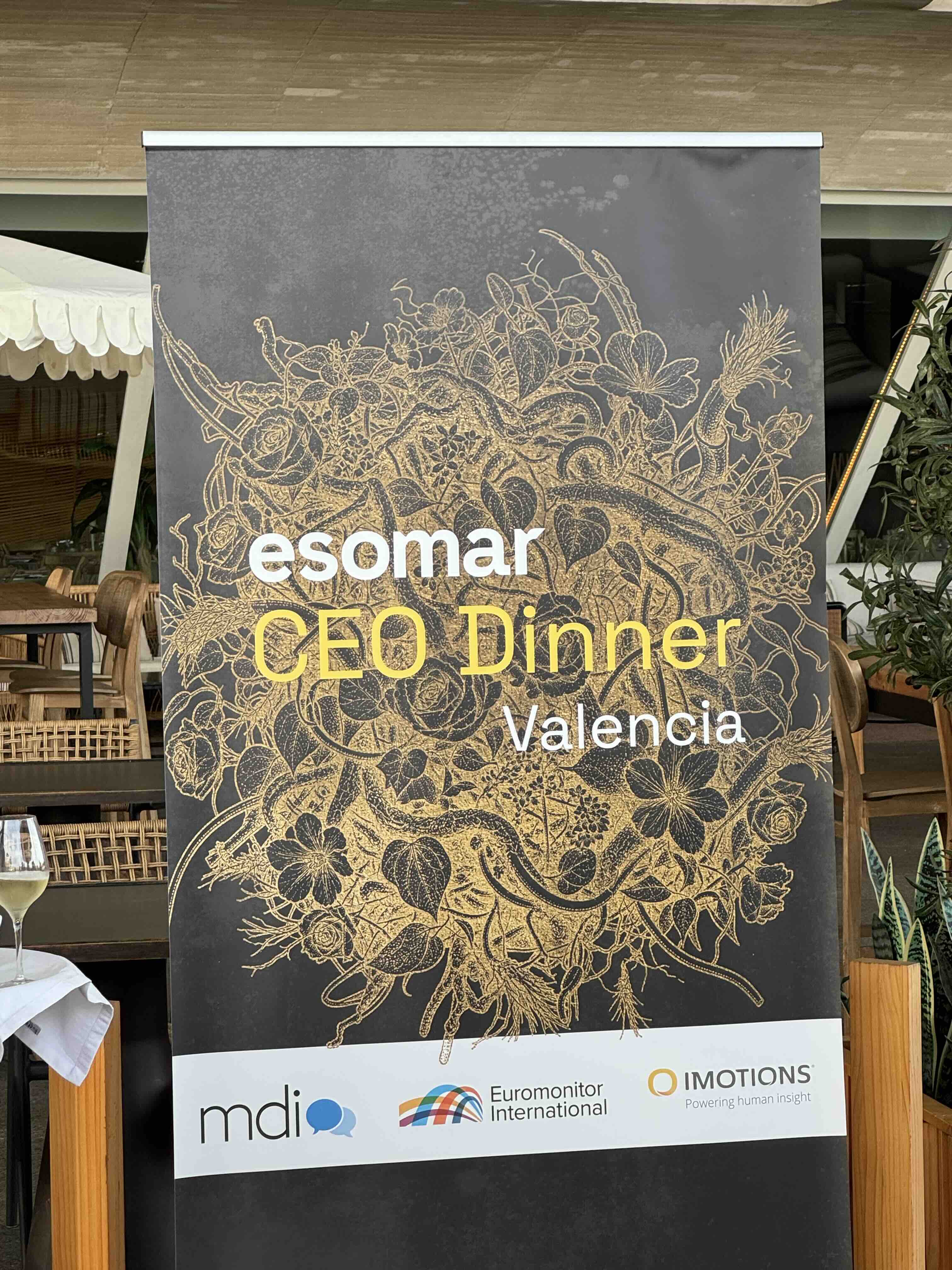 ESOMAR CEO Dinner 2026 sign in Valencia